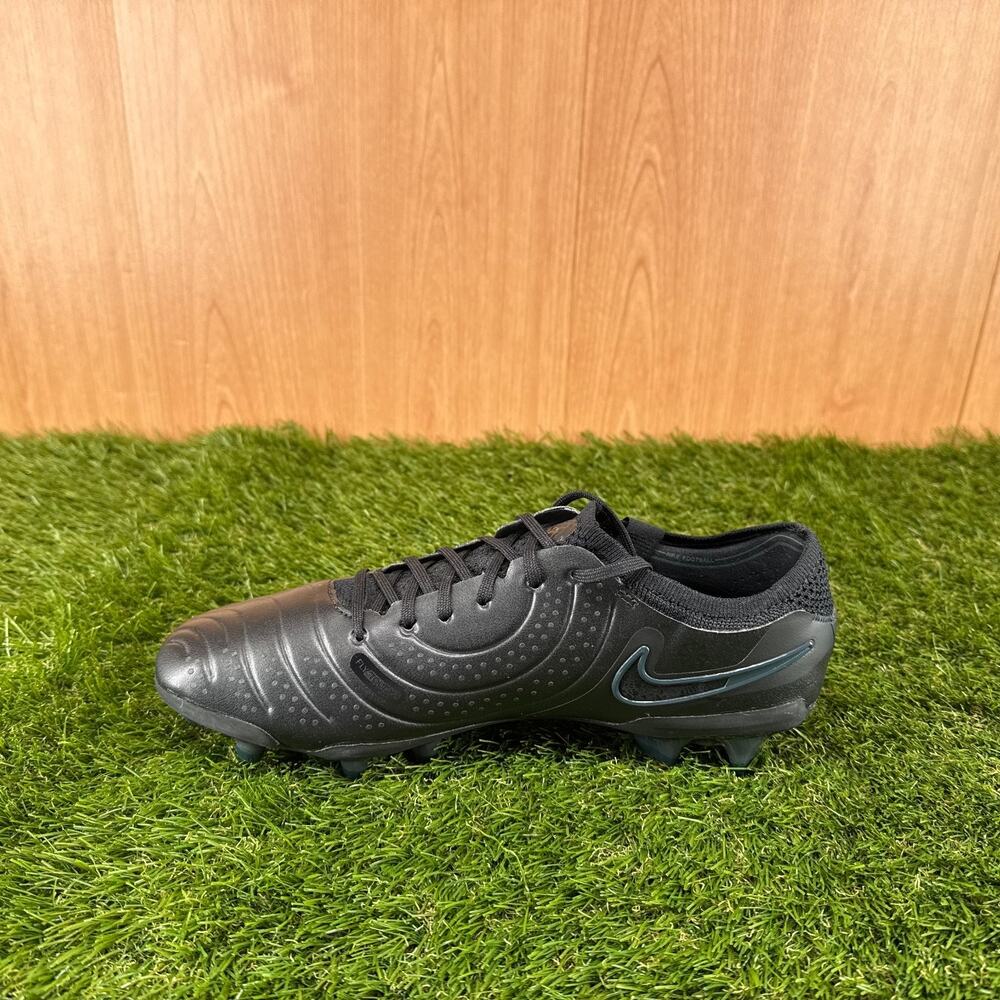 Nike Tiempo Legend 10 Elite FG Black Soccer Cleats DV4328-002 Men’s Size 8 - Picture 3 of 8